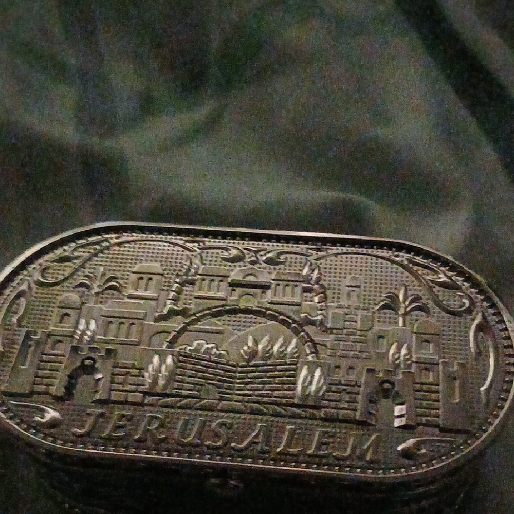 Silver Jerusalem Trinket Box
